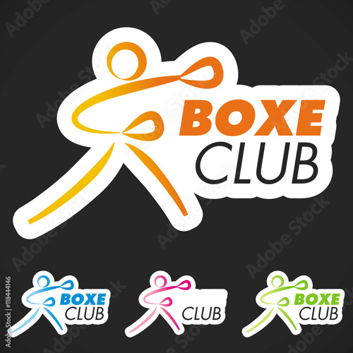 logo boxe club sport 