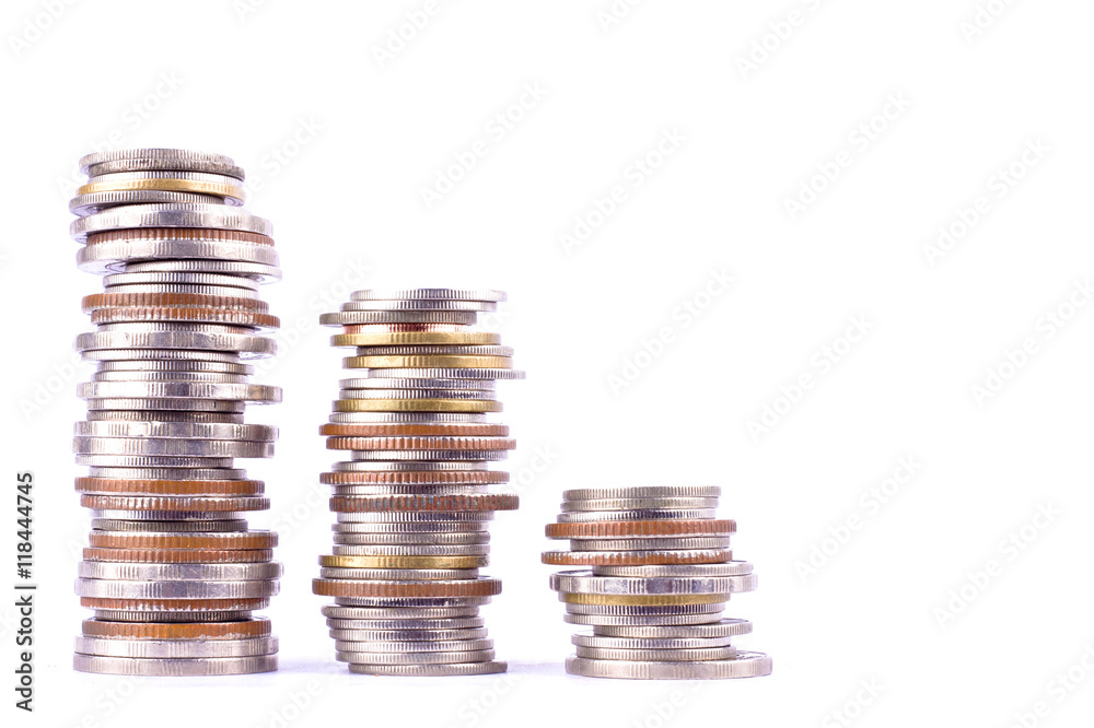 growing money graph on a row of coin on white background finance business isolated
growing money graph on a row of coin on white background finance business isolated