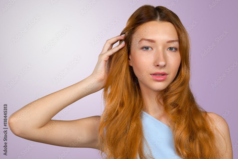 Portrait Of Young Smiling Beautiful Woman Portrait Of Young Smiling Beautiful Woman