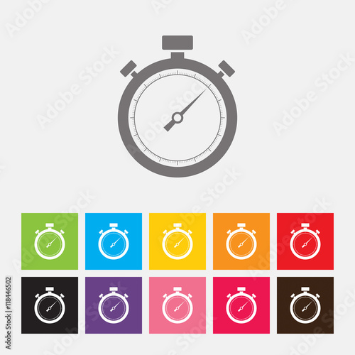 Stopwatch icon - Vector