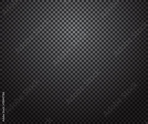 Transparency grid texture vector pattern with black and white gradient. Transparency grid background. Checkered background. Vector illustration