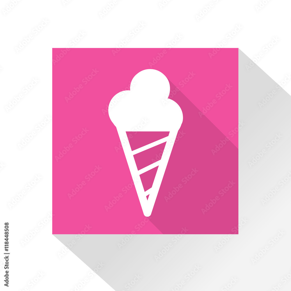 Long Shadow Icon Eis in der Waffel Long Shadow Icon Eis in der Waffel