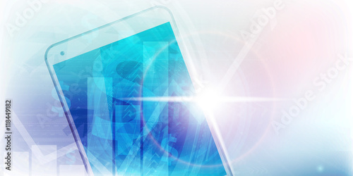 Business abstract bright vector concept