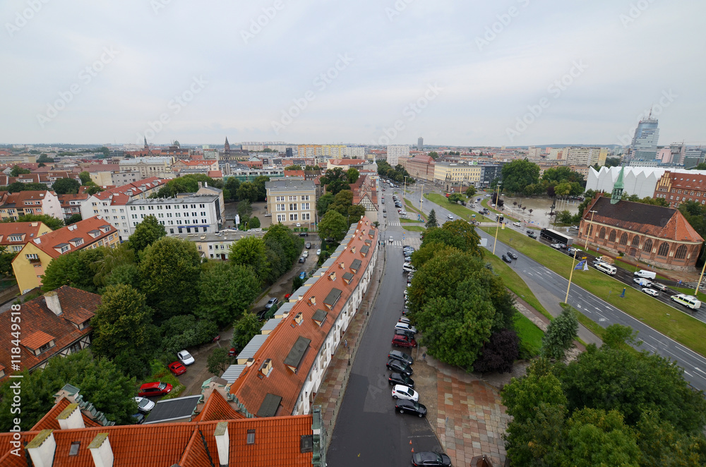View of the Szczecin in Poland