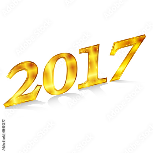 2017　数字　西暦　アイコン
