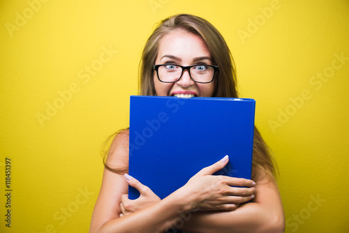 Portrait of a stressed woman