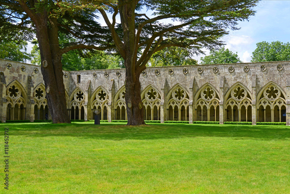 Kreuzgang der Salisbury Cathedral / Wiltshire, Südengland