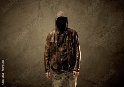Undercover hooded stranger in the dark © ra2 studio