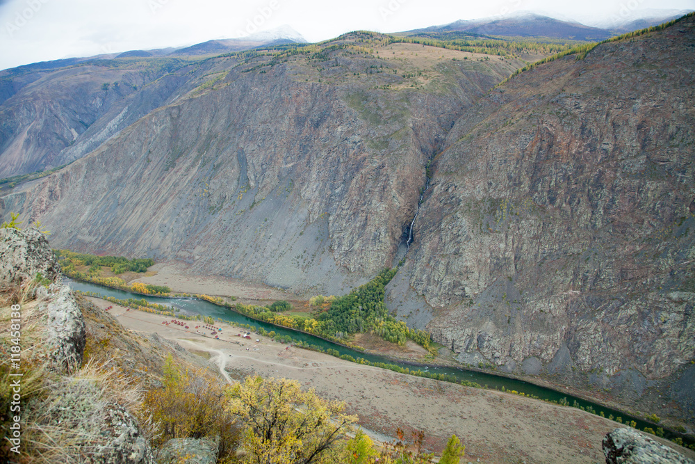 Naklejka premium Autumn, Russia, Gorny Altai