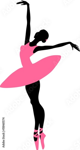 Silhouette of ballerina