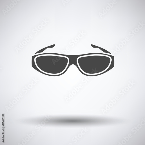 Poker sunglasses icon