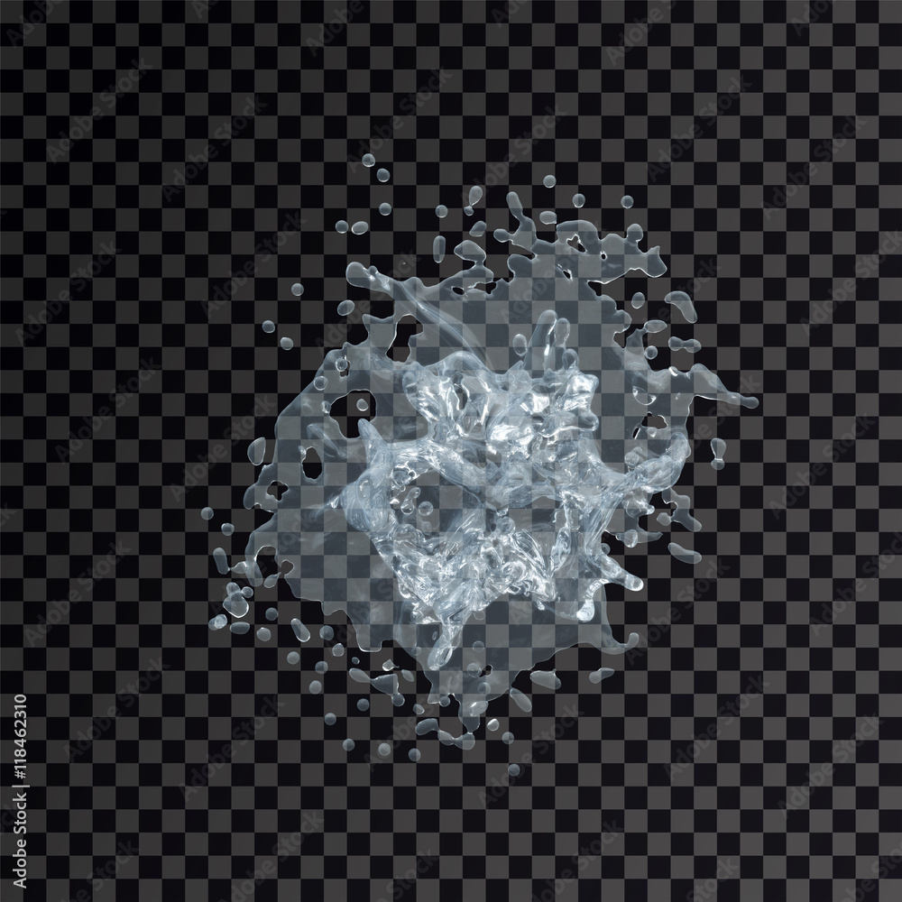 water drop rain splash Isolated 3d water drop rain splash Isolated 3d
