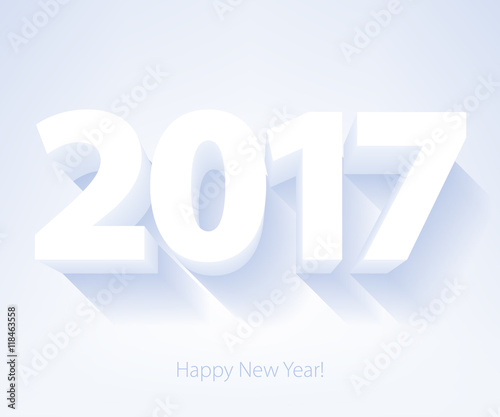 Happy New Year 2017 background.