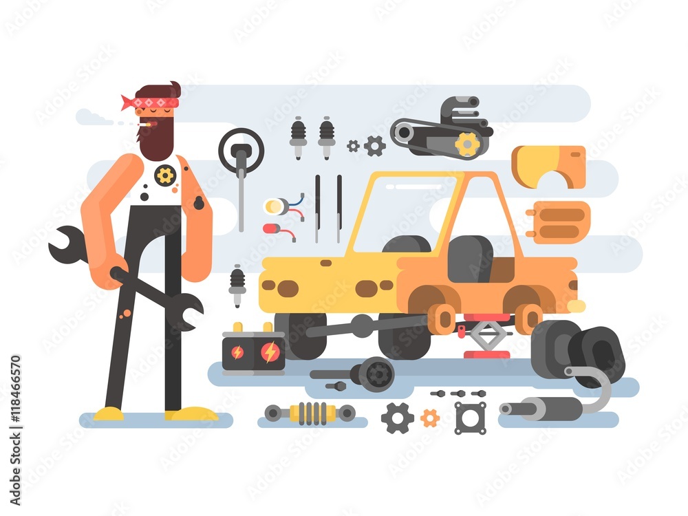 Auto detailing machine workroom Auto detailing machine workroom
