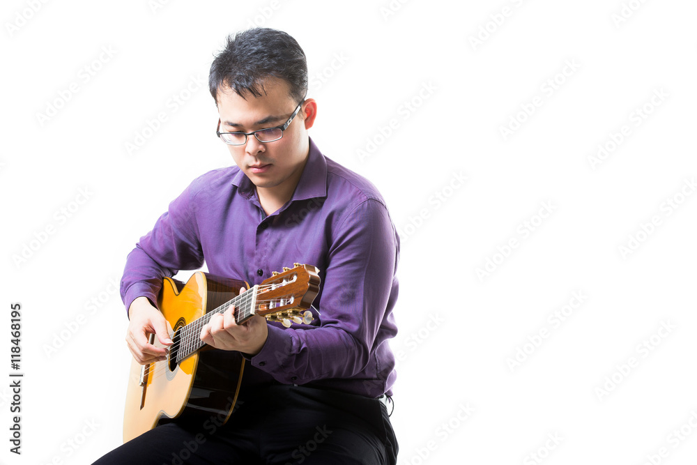 Acoustic guitar guitarist man classical. Classic player music pl Acoustic guitar guitarist man classical. Classic player music pl