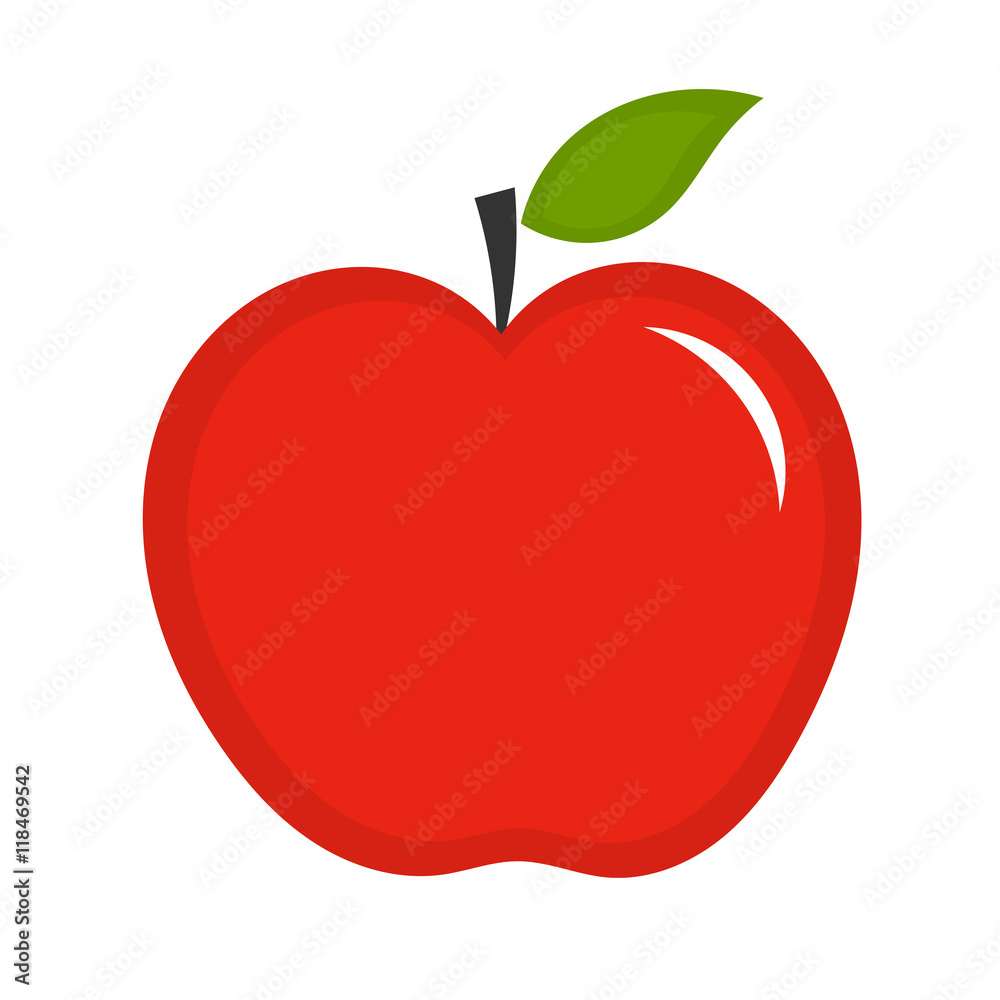 Fototapeta premium Red apple