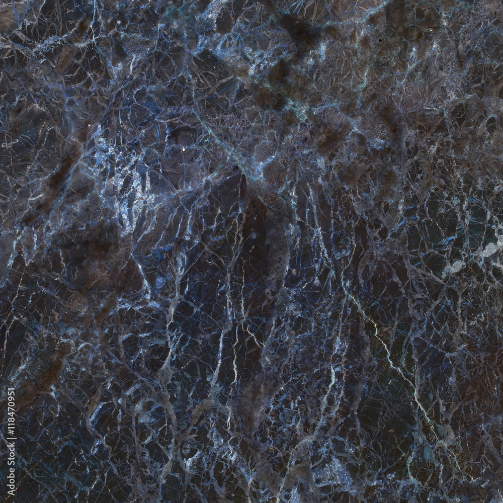 Fototapeta premium Black marble natural pattern for background, abstract natural ma