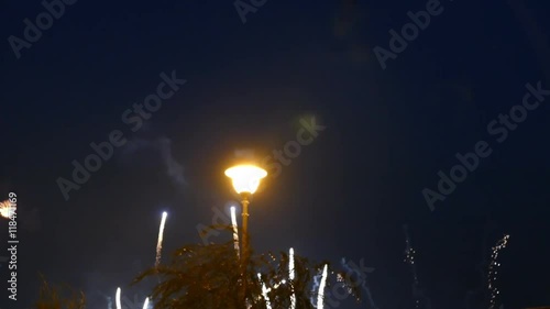 Fireworks in Moscow .