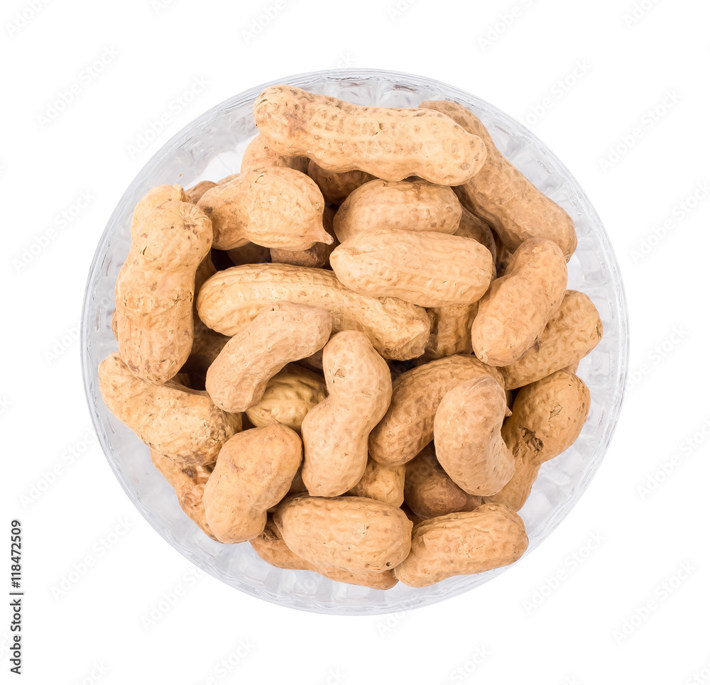 Peanut in a shell in a bowl Peanut in a shell in a bowl