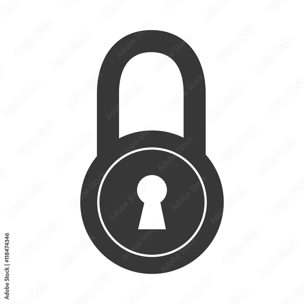 lock security safety safeguard object closed vector illustration isolated lock security safety safeguard object closed vector illustration isolated