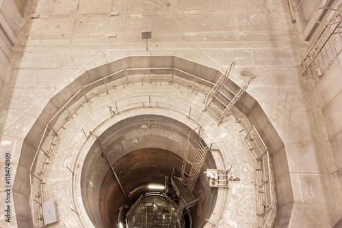 View into the reactor pressure vessel of Nuclear Power Plant