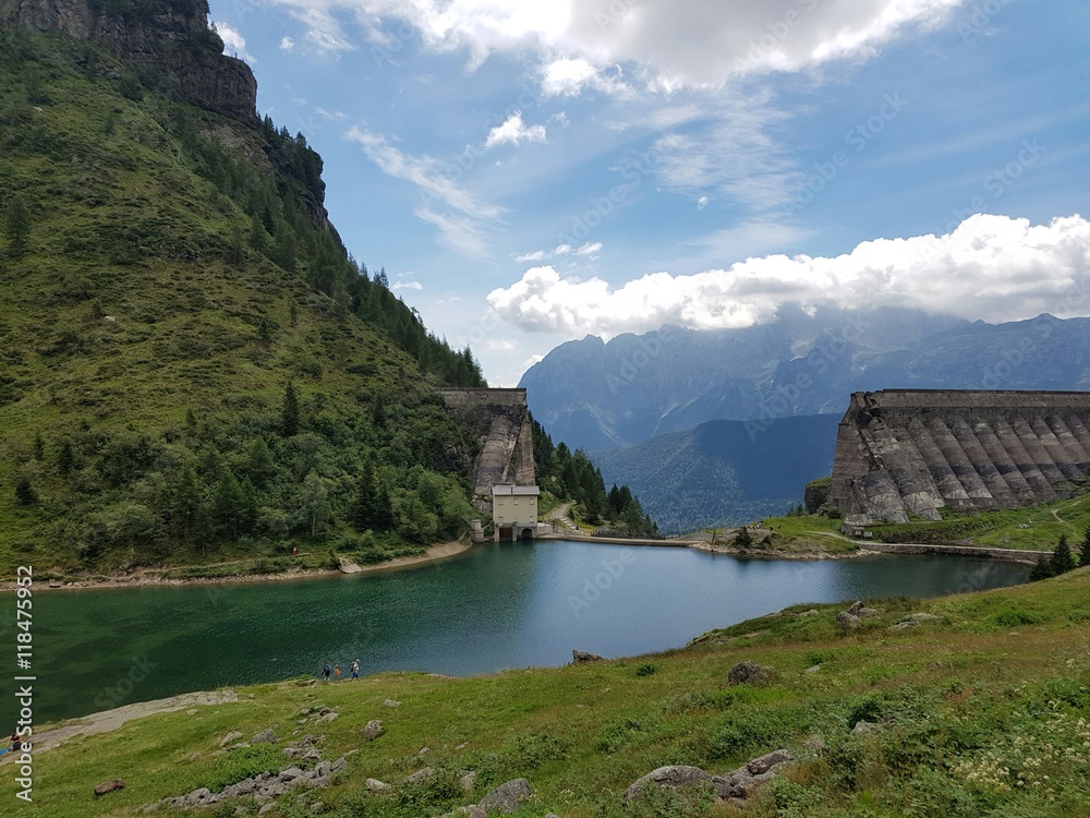 Fototapeta premium Diga di Gleno