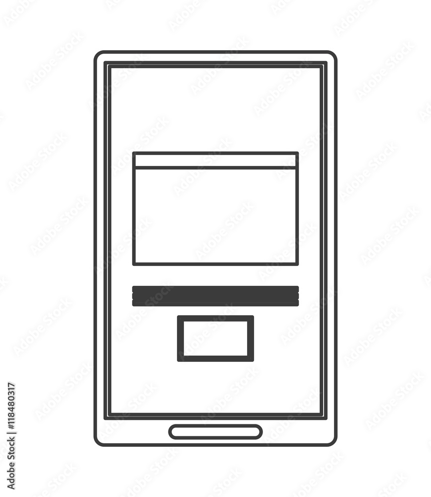 flat design modern cellphone icon vector illustration flat design modern cellphone icon vector illustration