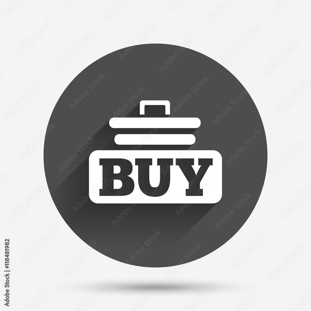 Buy sign icon. Online buying cart button. Buy sign icon. Online buying cart button.