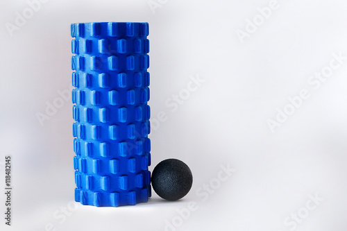 Foam Roller Rumble Roller for self Myofascial Release with massage ball 