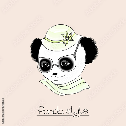 Fototapeta Naklejka Na Ścianę i Meble -  cute panda