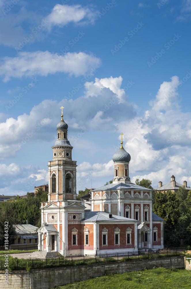 Church ortodox against the beautiful sky