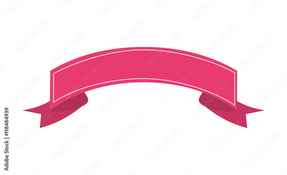 flat design ribbon banner icon vector illustration flat design ribbon banner icon vector illustration