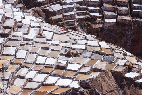 Salt ponds of Maras, Peru © wollertz