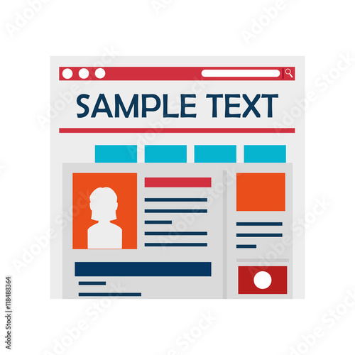 newspaper paper news tabloid document journalism document vector illustration isolated