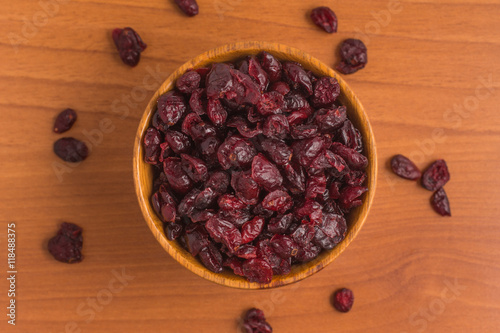 Dried Cranberries into a bowl