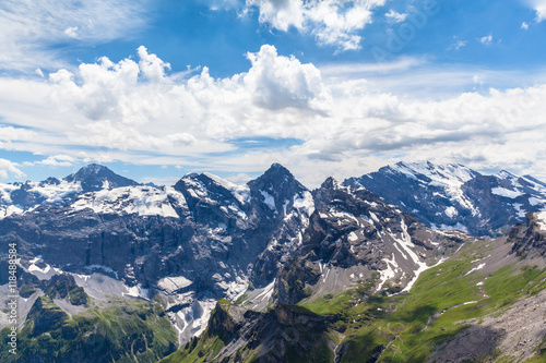 Stunning view of Bernese Alps from Schilhorn