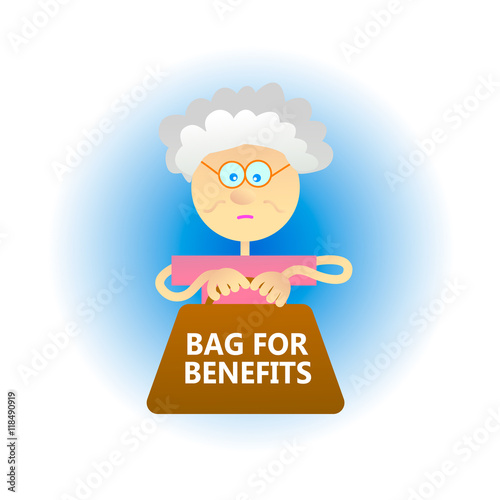 Population aging concept