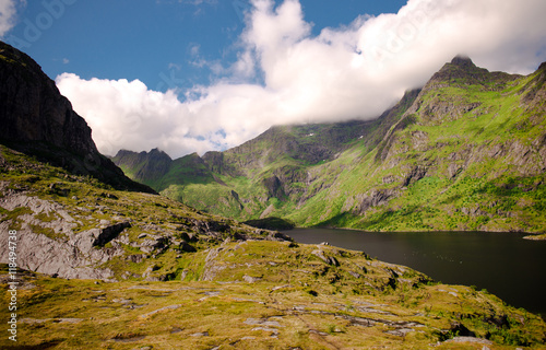 Landscape of Lofoten Island...