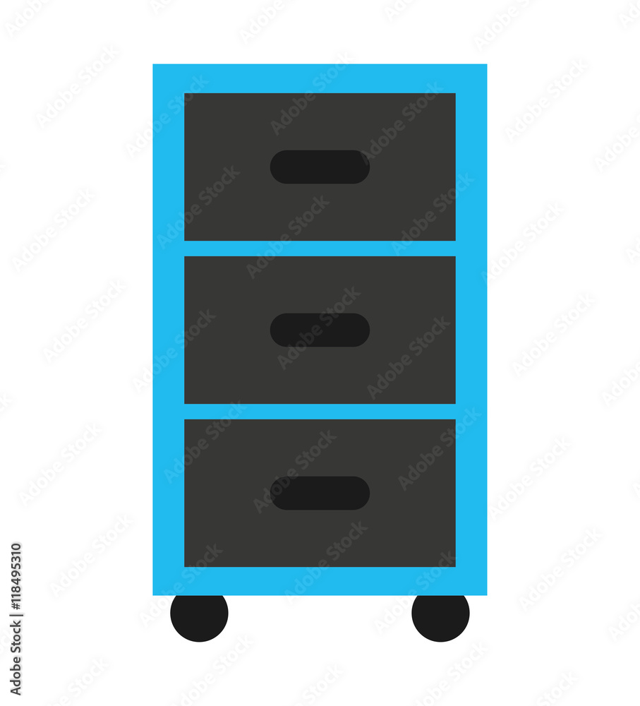plastic drawers isolated icon plastic drawers isolated icon