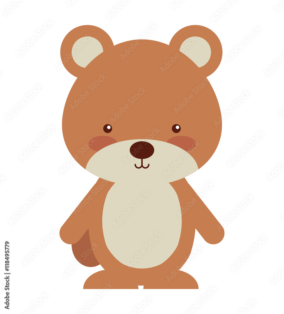 woodland chipmunk animal character cute icon woodland chipmunk animal character cute icon