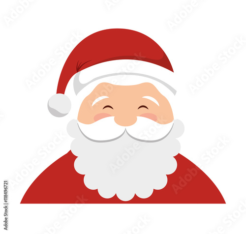 santa claus character icon