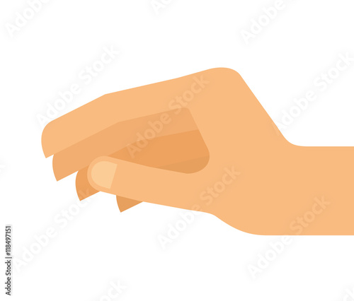 hand human sign isolated icon