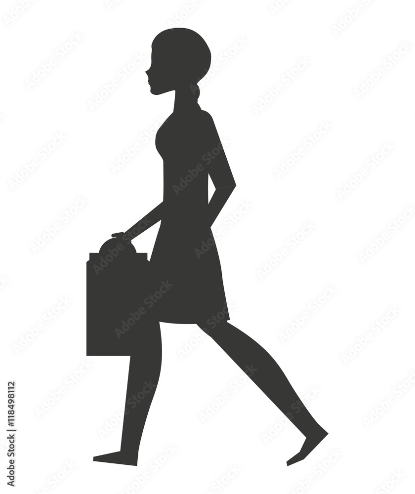 avatar person with shopping bags
