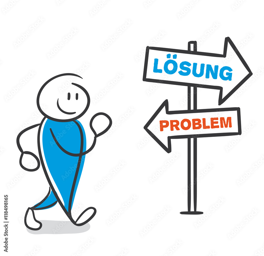 Stick Figure Series Blue / Problemlösung Stick Figure Series Blue / Problemlösung