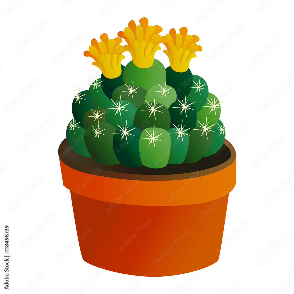 Green desert plant nature cartoon cactus and mexican summer cute cartoon  cactus home plant. Cartoon cactus tropical plant traditional west flower.  Cute cartoon cactus flat nature vector illustration. Stock Vector | Adobe