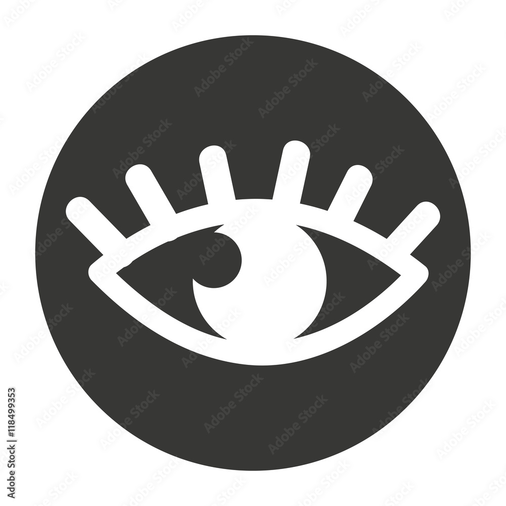 Fototapeta premium eye human isolated icon