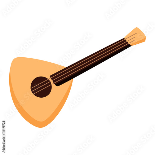 Vector balalaika guitar.
