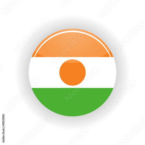 Niger icon circle isolated on white background. Niamey icon vector illustration Free Download Niger icon circle isolated on white background. Niamey icon vector illustration - GFXLoad