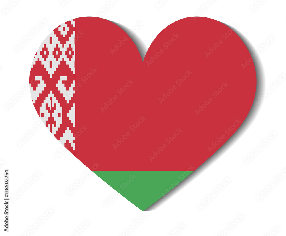 heart flag belarus