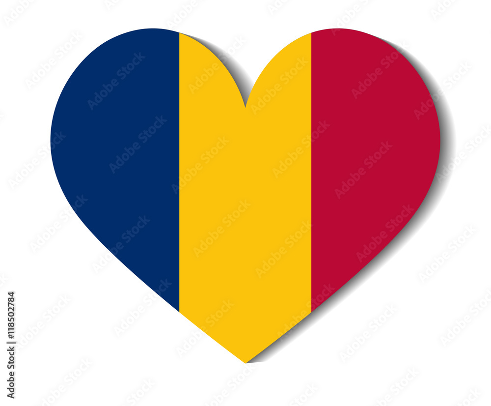 heart flag chad heart flag chad